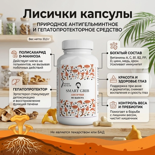 Грибы лисички